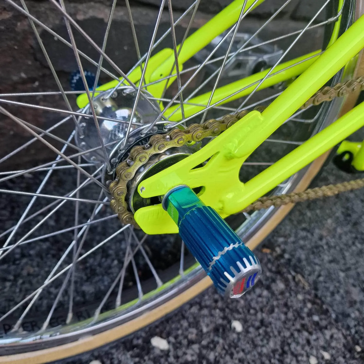Haro 1989 Bashguard Team Master Bike Neon Yellow