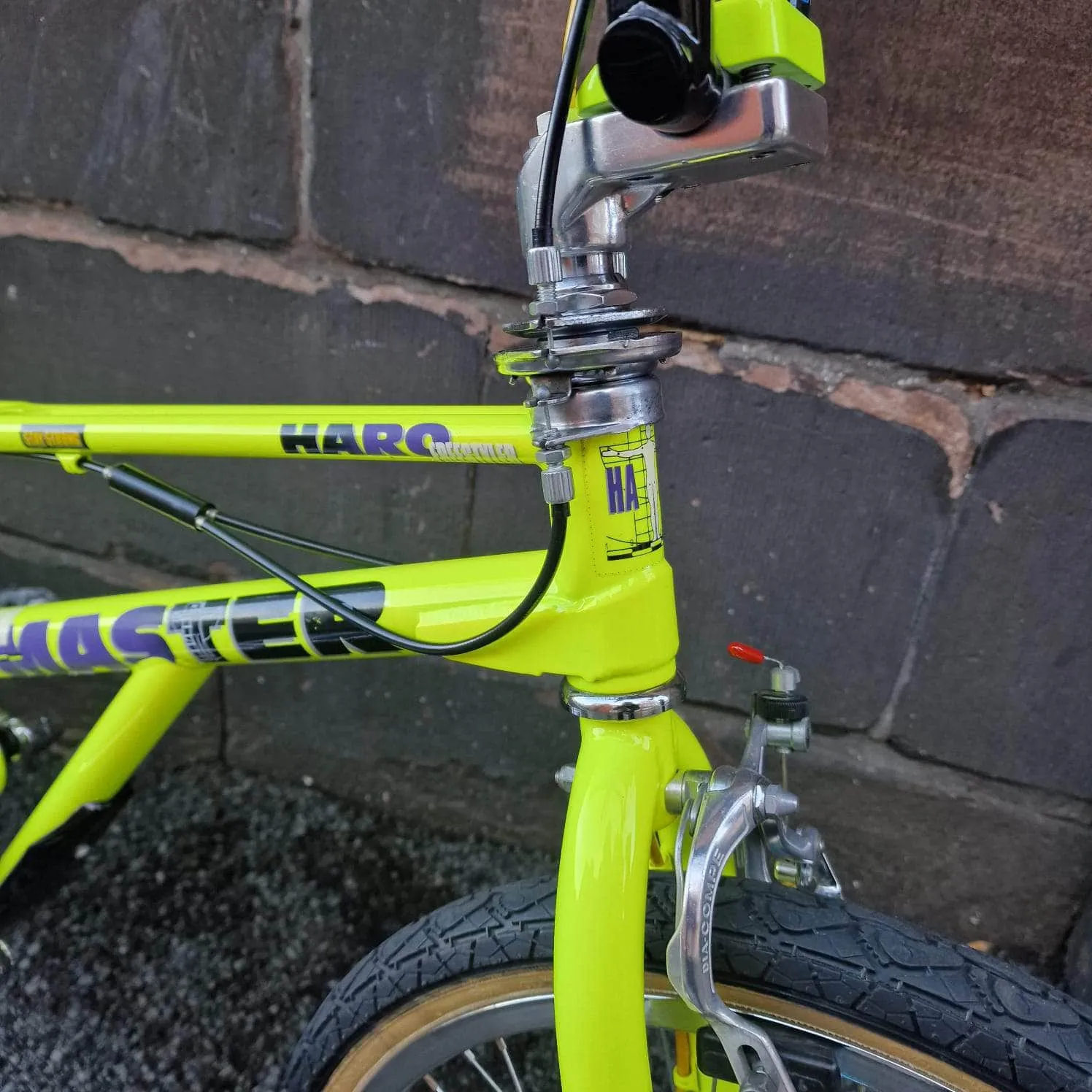 Haro 1989 Bashguard Team Master Bike Neon Yellow