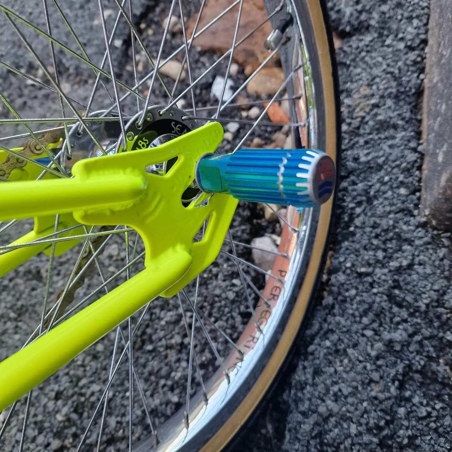 Haro 1989 Bashguard Team Master Bike Neon Yellow
