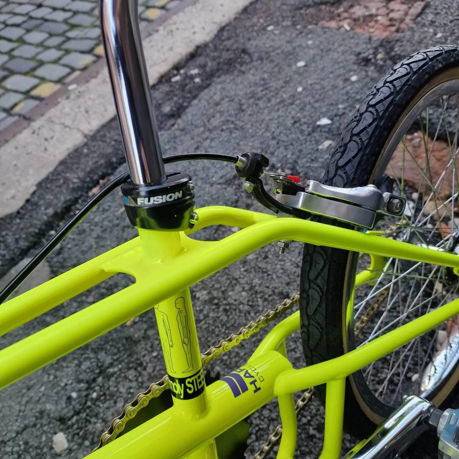 Haro 1989 Bashguard Team Master Bike Neon Yellow