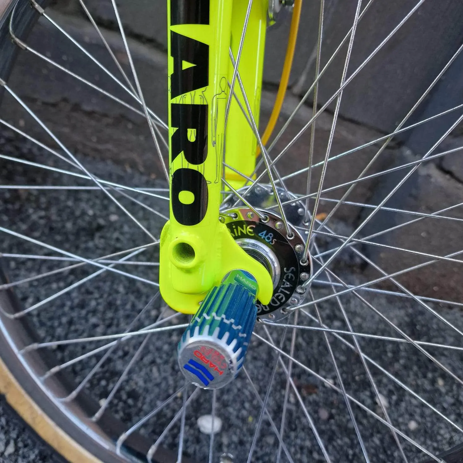 Haro 1989 Bashguard Team Master Bike Neon Yellow