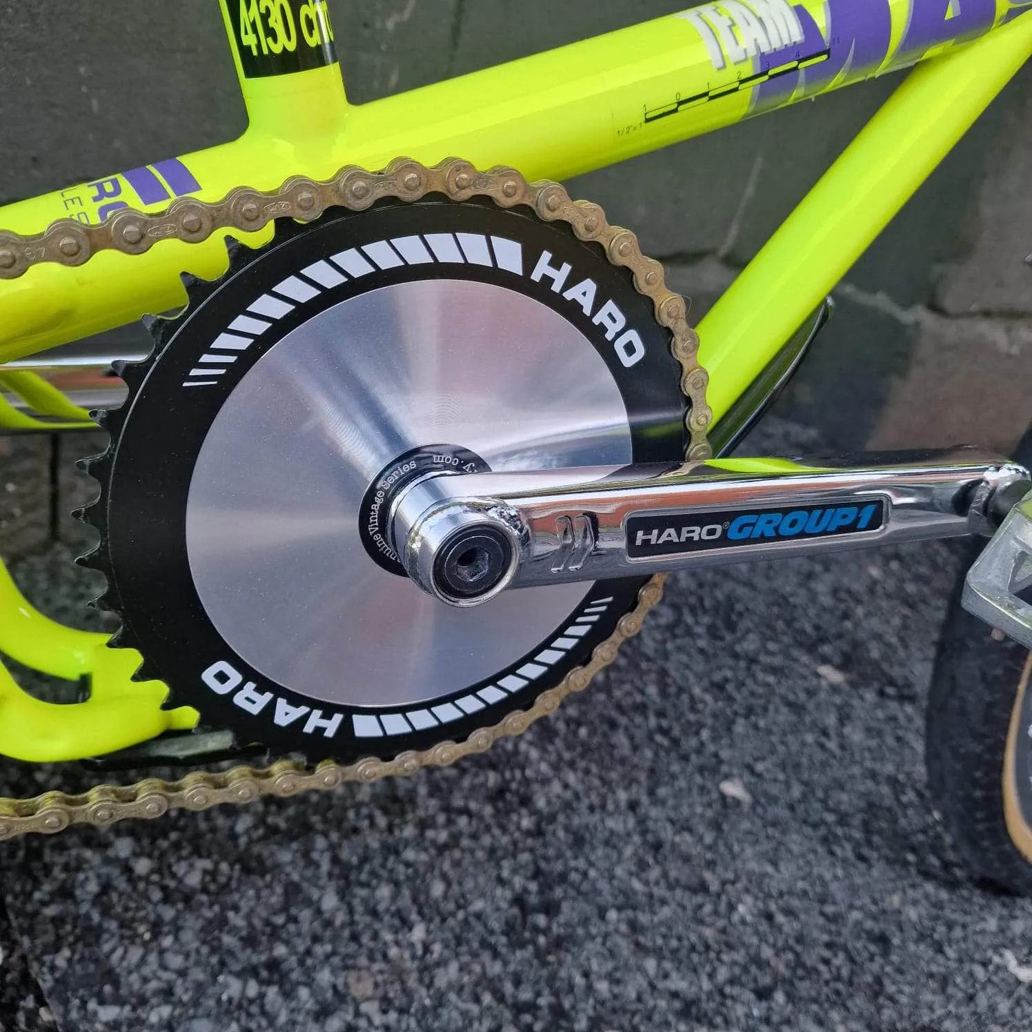 Haro 1989 Bashguard Team Master Bike Neon Yellow