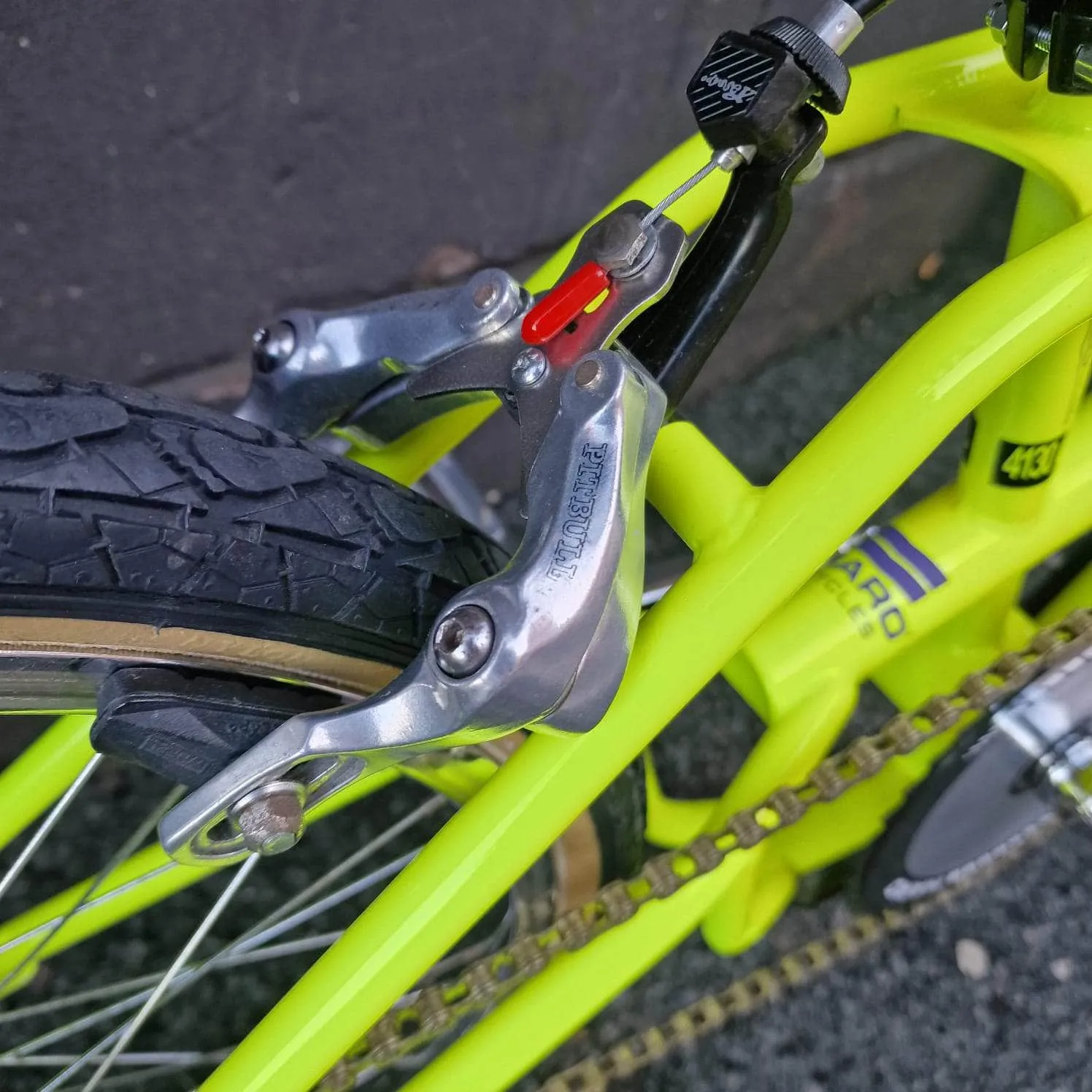 Haro 1989 Bashguard Team Master Bike Neon Yellow