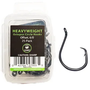 Heavyweight Circle Hooks, Octopus, Offset, Sharp for Trophy Catfish