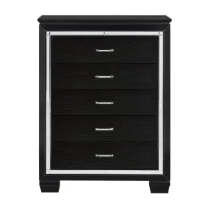 Homelegance Allura Chest in Black 1916BK-9