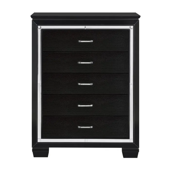 Homelegance Allura Chest in Black 1916BK-9