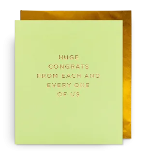 Huge Congrats