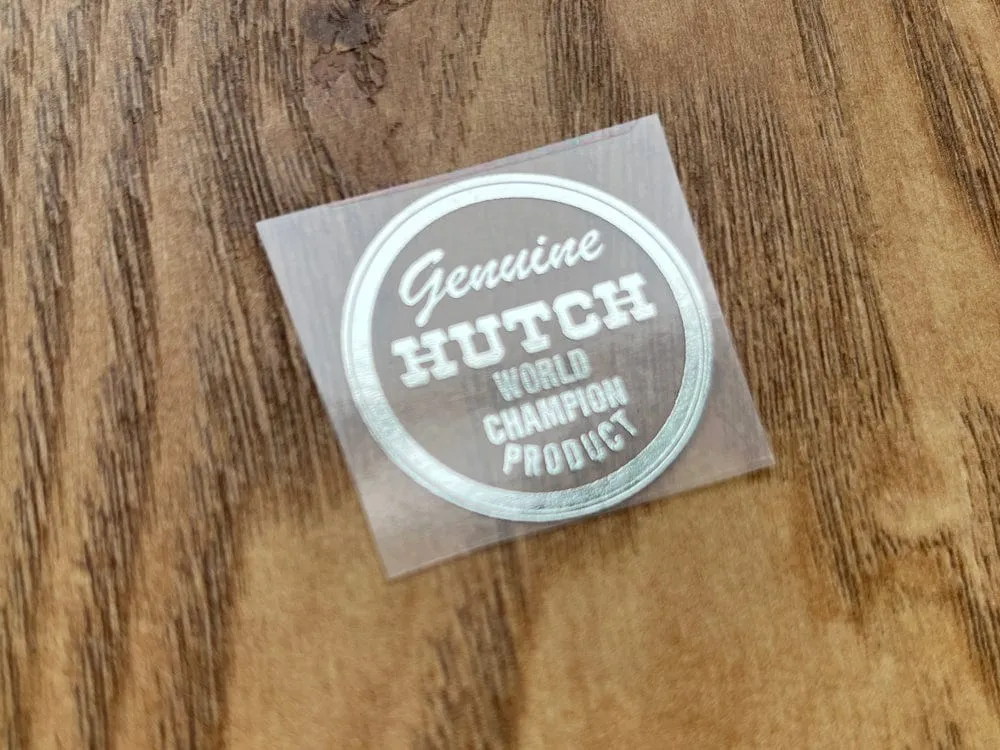 Hutch Frame Sticker Chrome on Clear