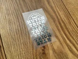 Hutch Frame Sticker Chrome on Clear