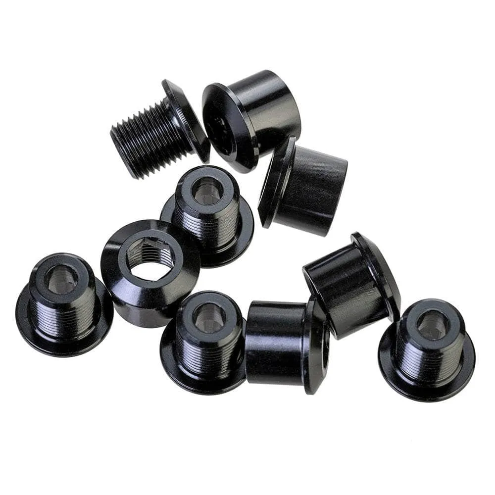 ID Coloured Alloy Chainring Bolts (5) 8.5mm Double
