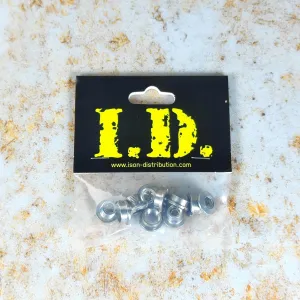 ID Single Chainring Bolts Stainless Steel 5 Pack