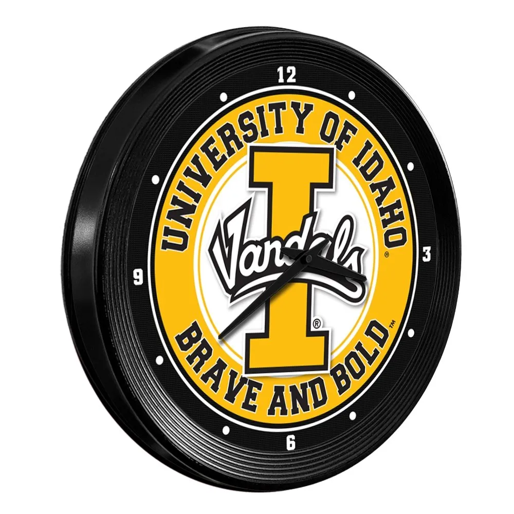 Idaho Vandals: Ribbed Frame Wall Clock