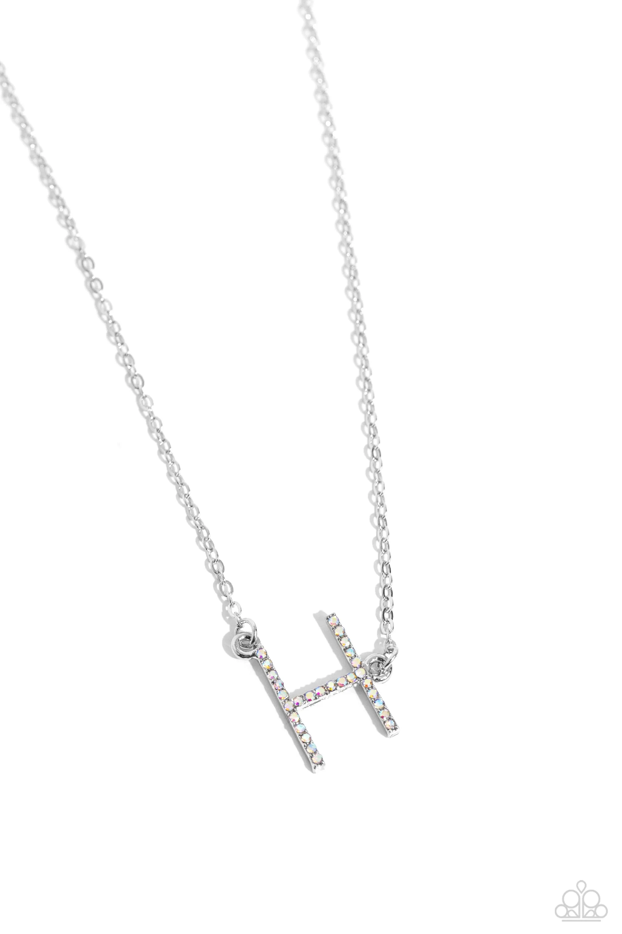 INITIALLY Yours - H - Multi Necklace - Paparazzi Accessories