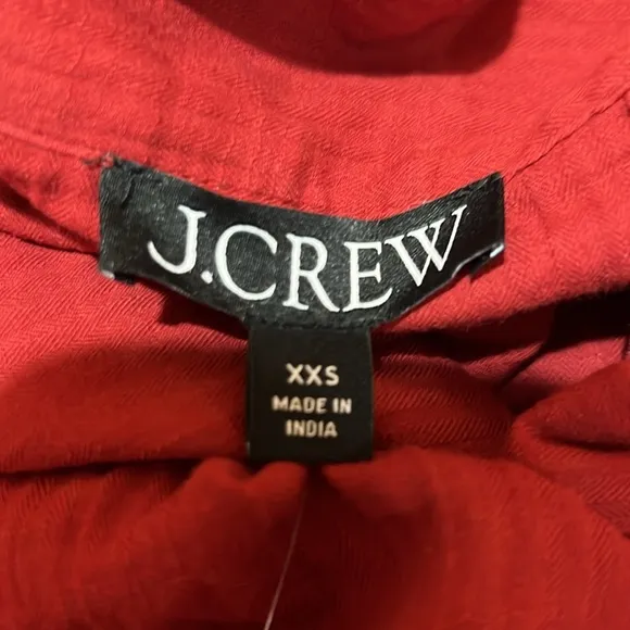 J. Crew CH453 Airy gauze side-tie sarong Berry Sangria NWt size XXS