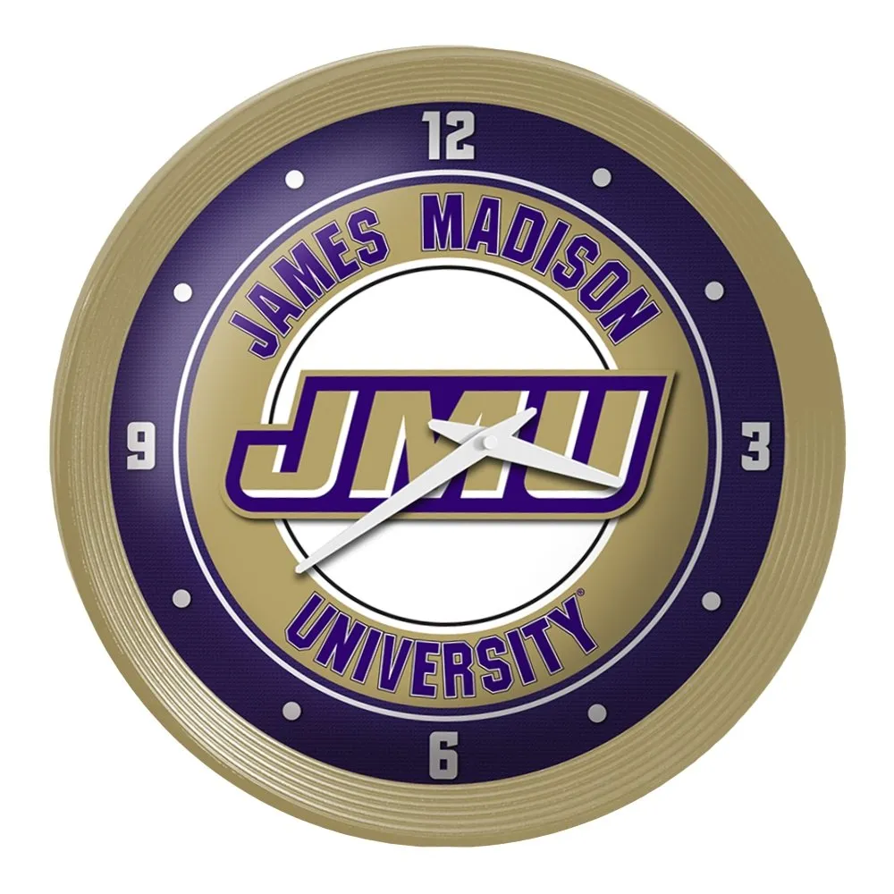 James Madison Dukes: Ribbed Frame Wall Clock