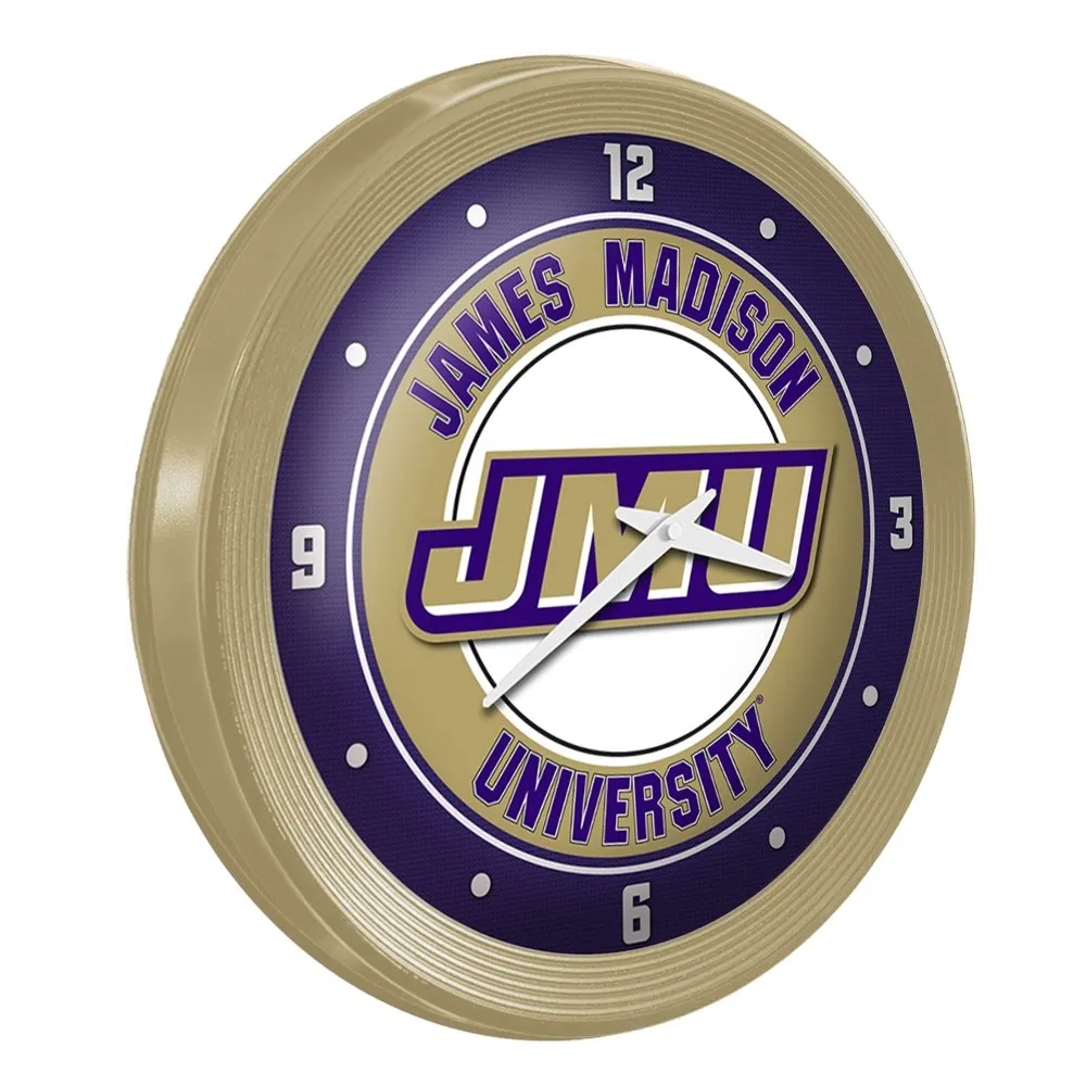 James Madison Dukes: Ribbed Frame Wall Clock