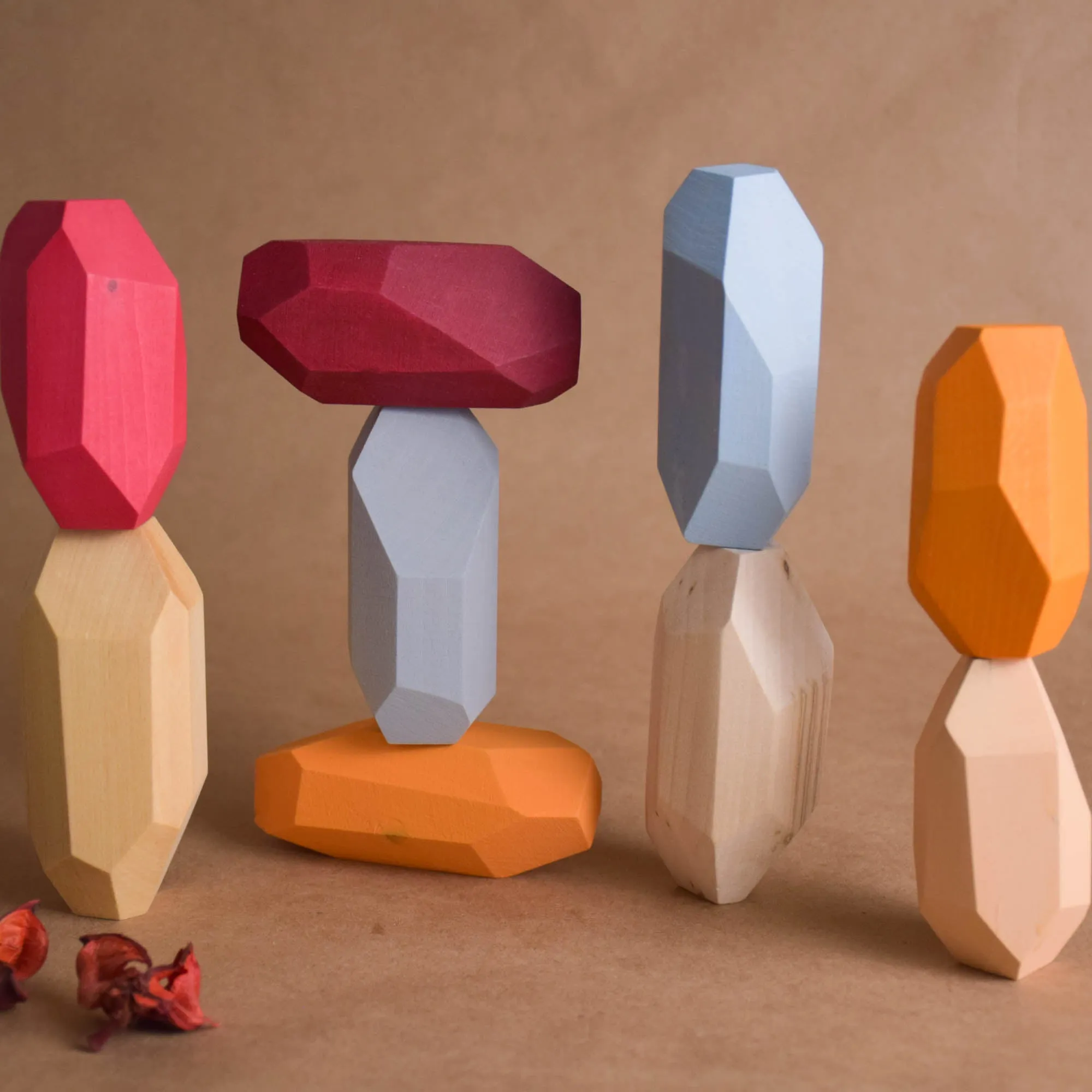Japanese Wooden Balancing Blocks