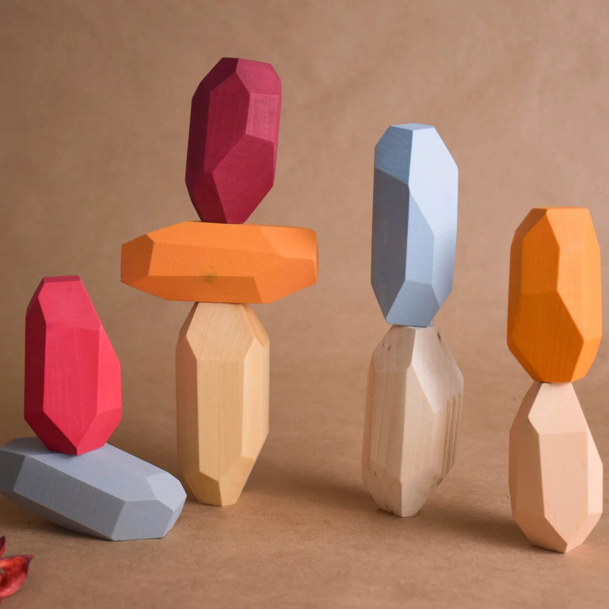 Japanese Wooden Balancing Blocks