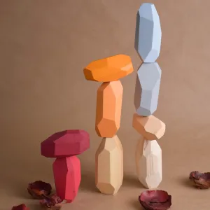 Japanese Wooden Balancing Blocks