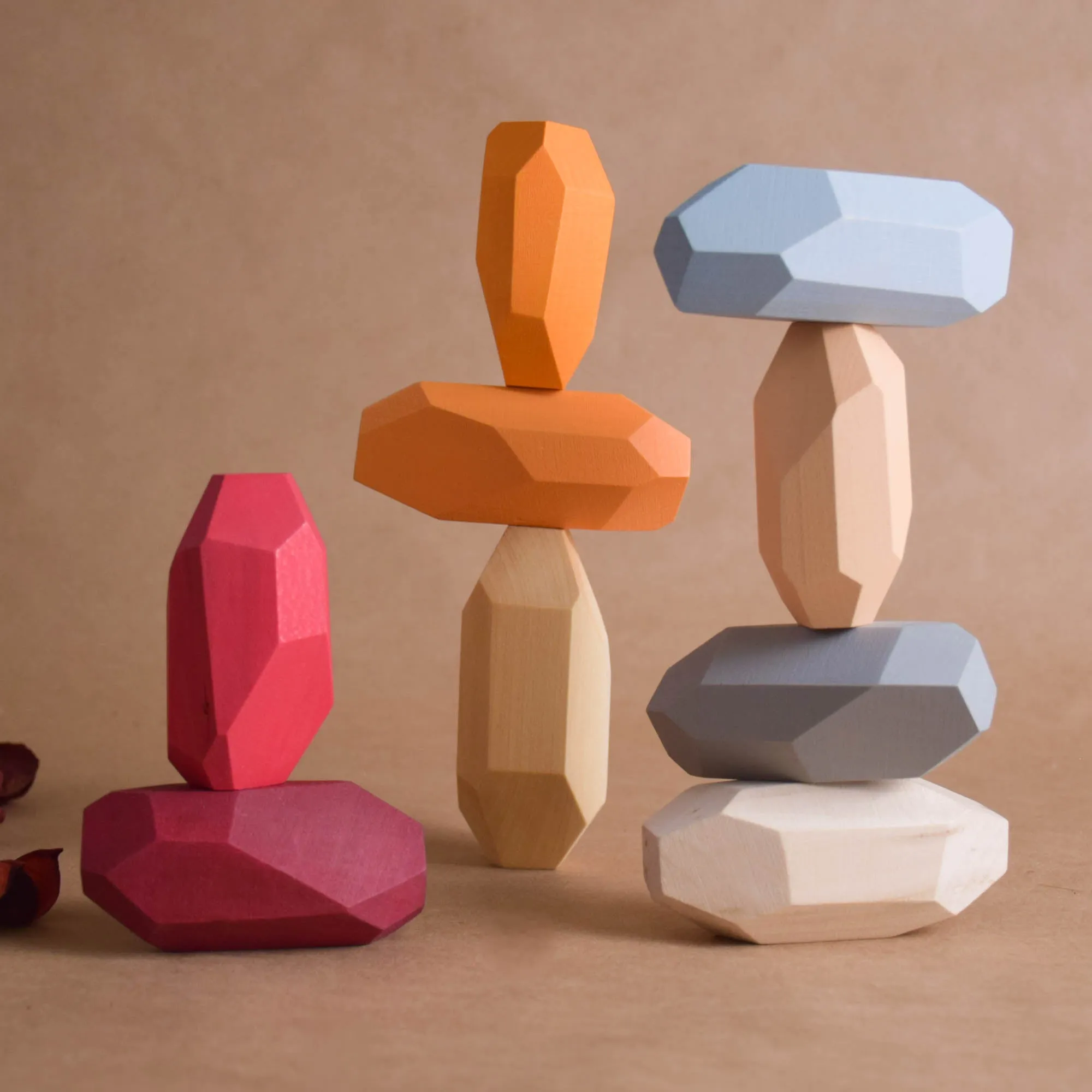 Japanese Wooden Balancing Blocks