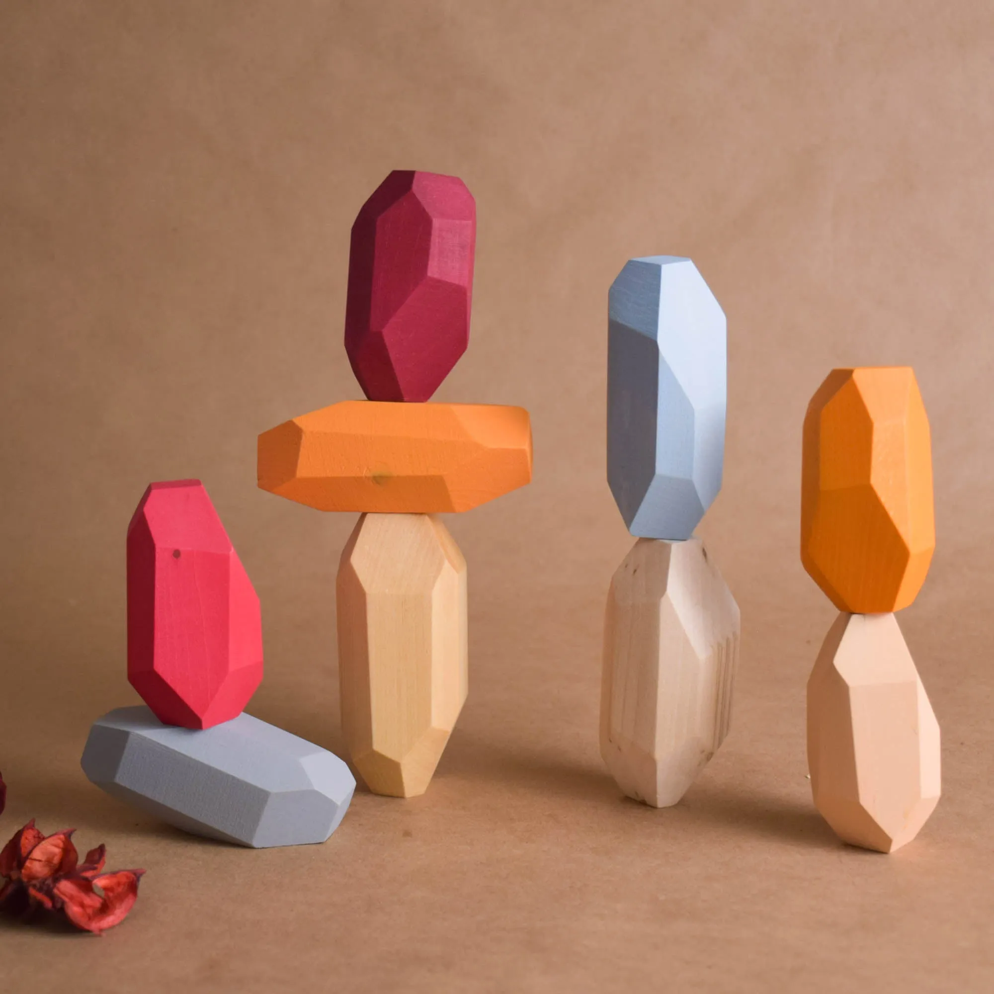 Japanese Wooden Balancing Blocks