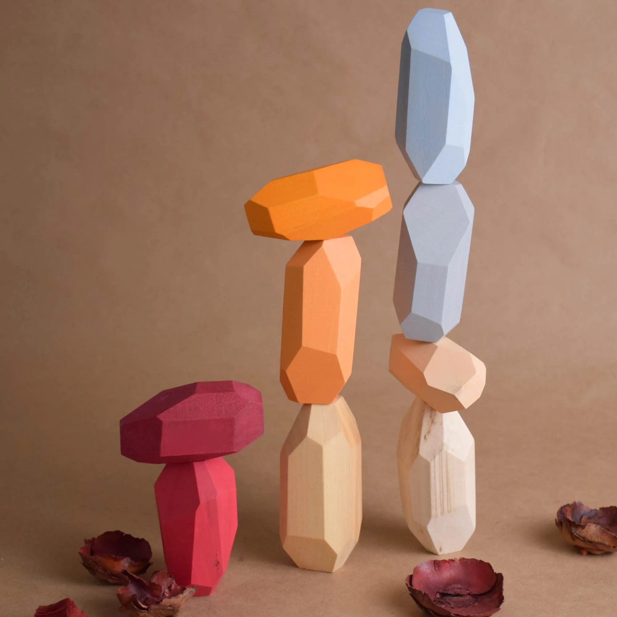 Japanese Wooden Balancing Blocks