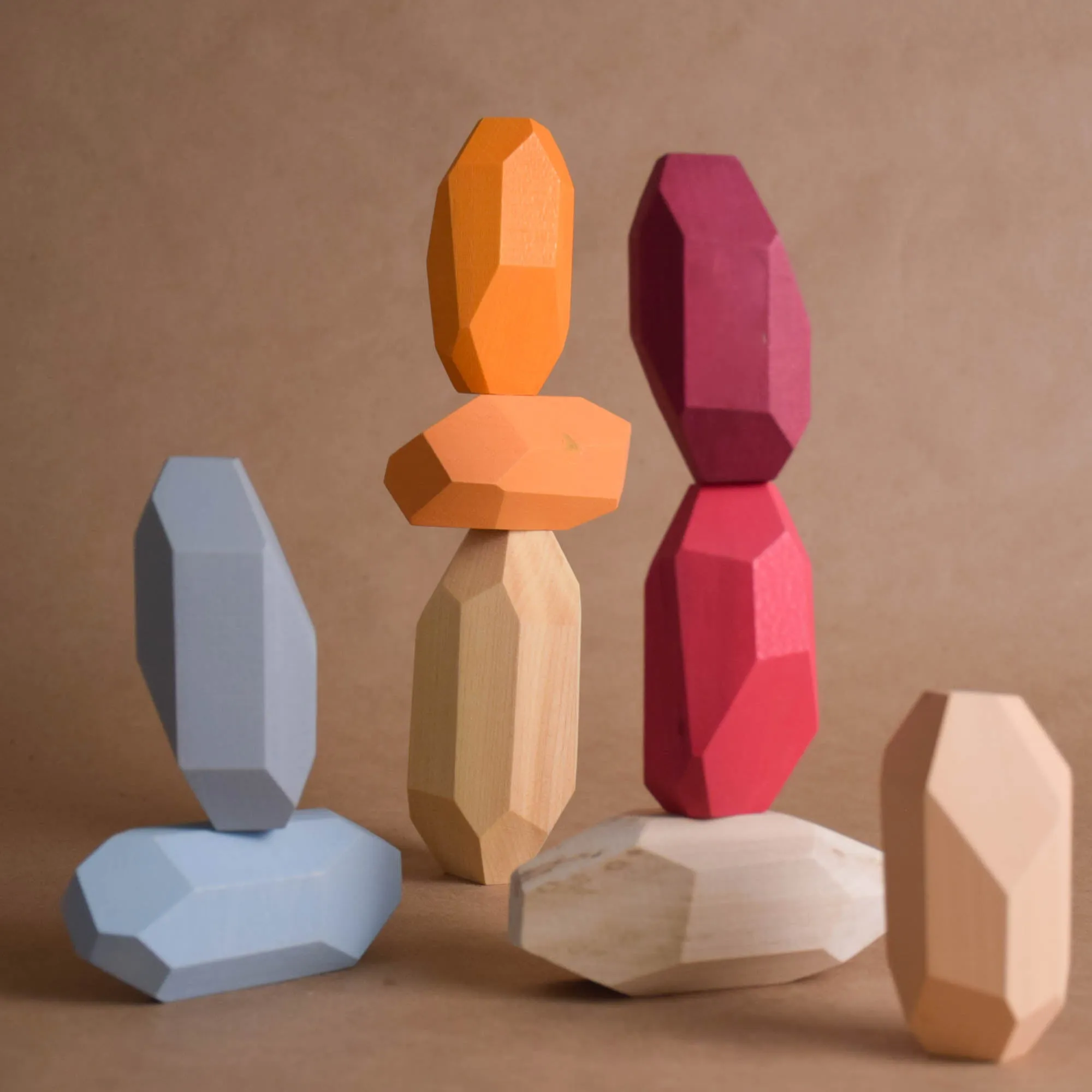 Japanese Wooden Balancing Blocks