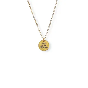 Joy is My Strength Paperclip Necklace