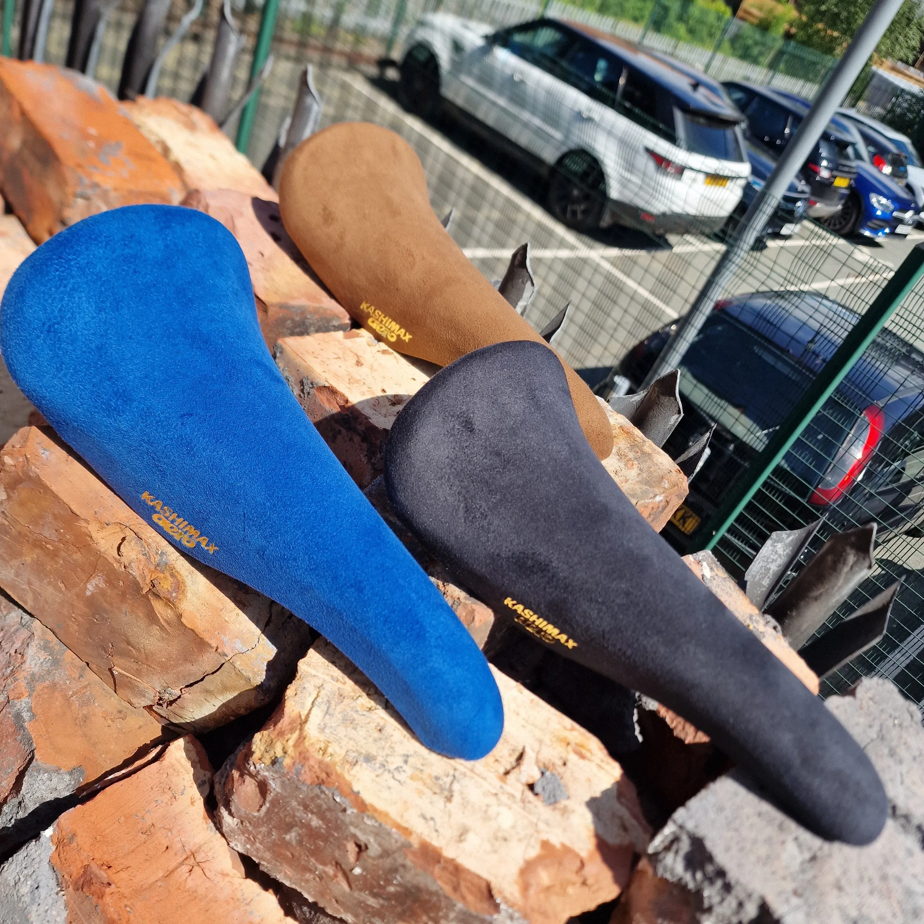 Kashimax BMX Aero Suede / Leather Seat Padded
