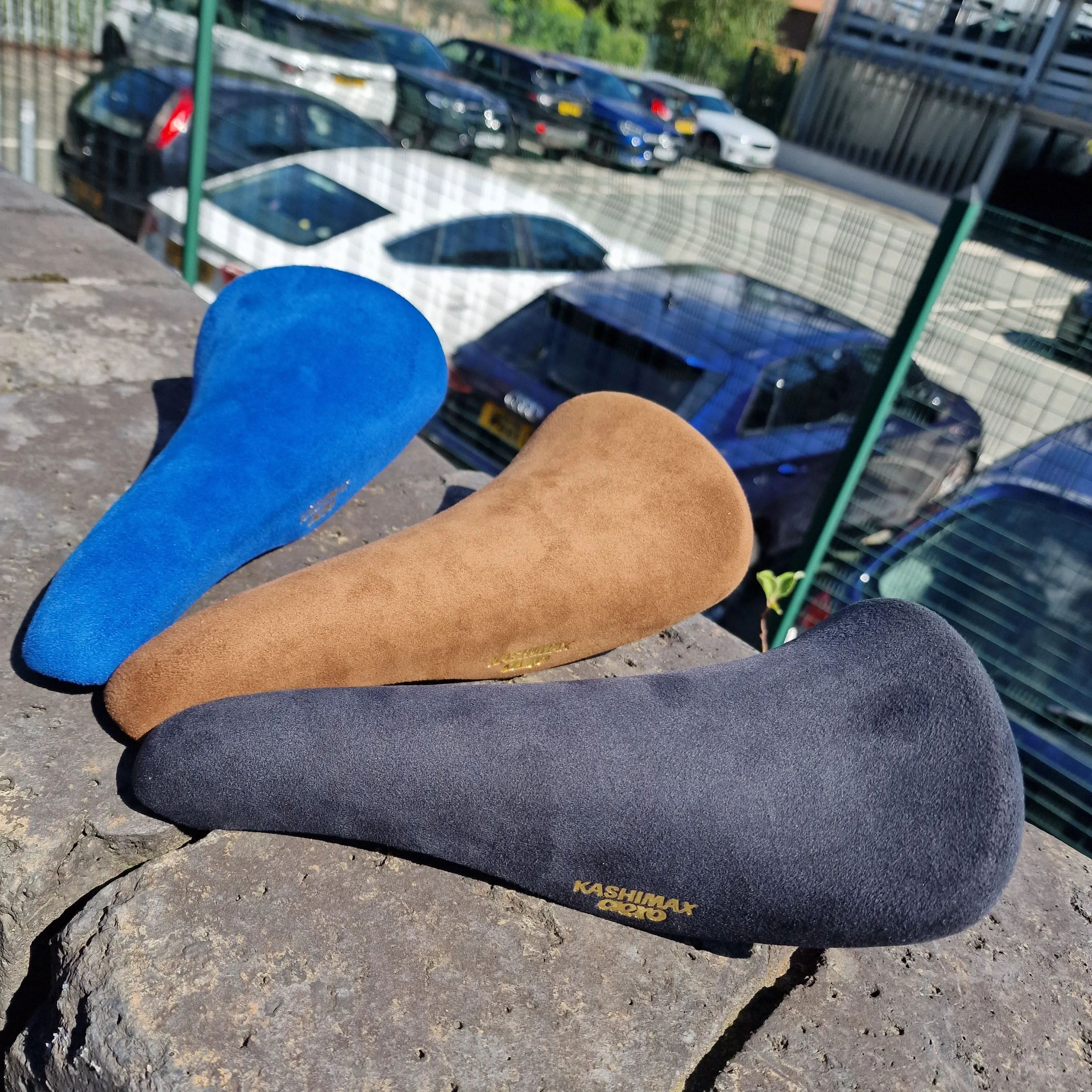 Kashimax BMX Aero Suede / Leather Seat Padded