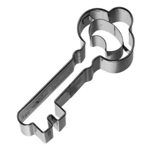 Key Cookie Cutter with Embossed Detail 8cm