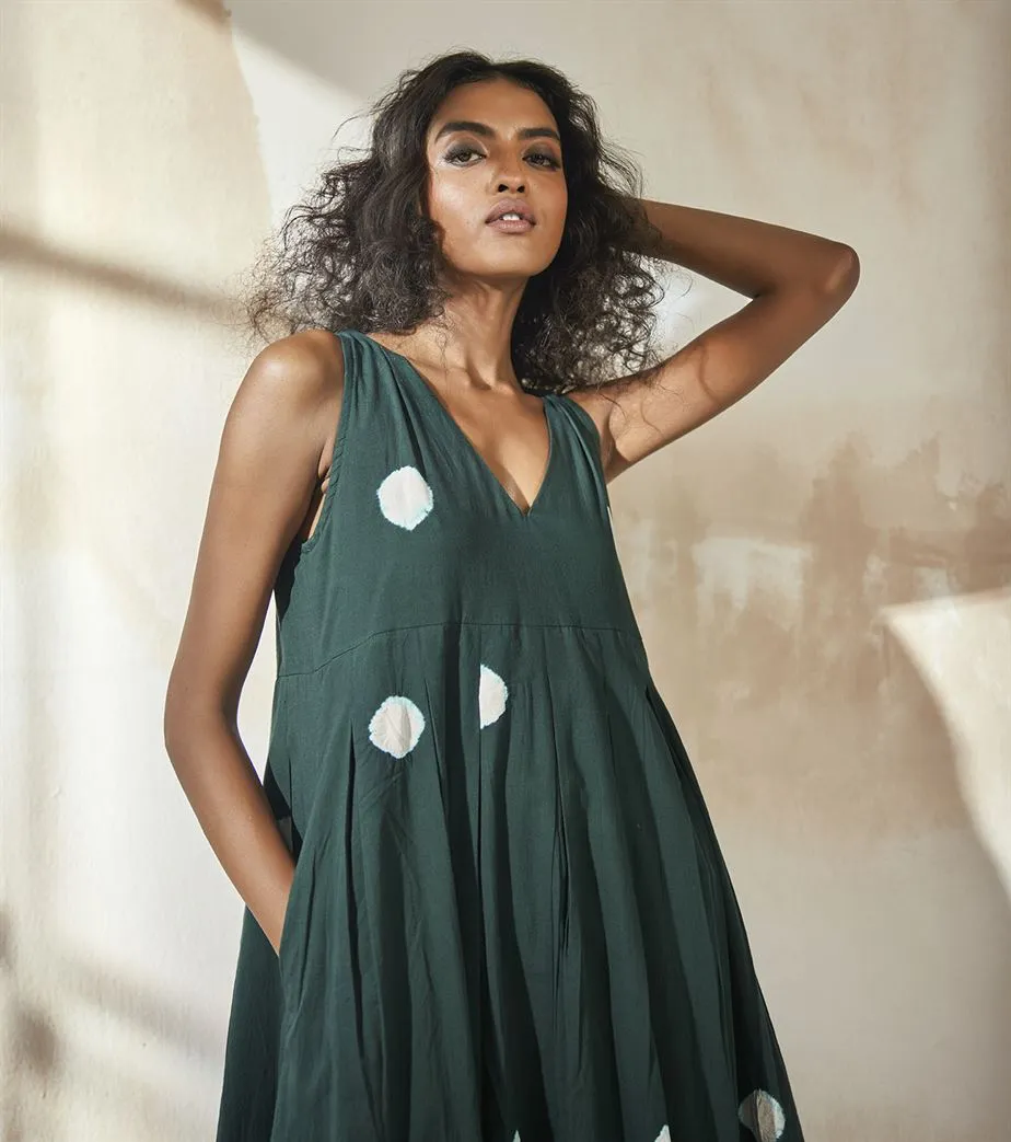 Khara Kapas  I Miami Dark Forest Maxi Dress