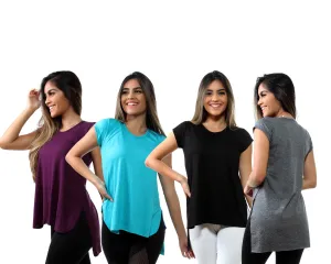KIT 3 Blusa Tapa BumBum Fitness