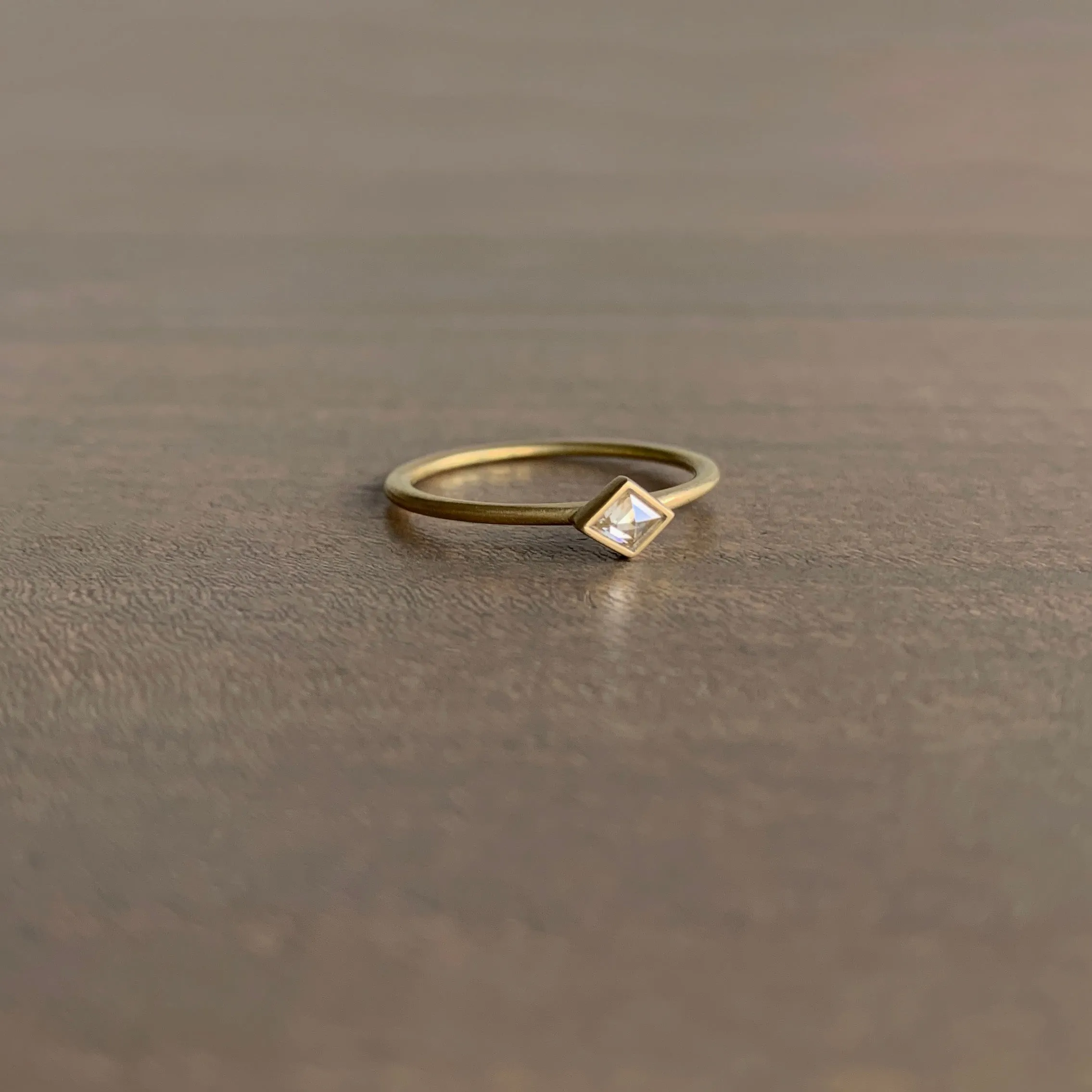 Kite Diamond Stacker Ring