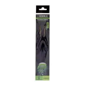KODEX Fluorocarbon Stiff Rigs - Barbless (2pc pkt)