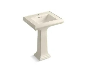 KOHLER K-2238-1 Memoirs Classic Classic 24" pedestal bathroom sink with single faucet hole