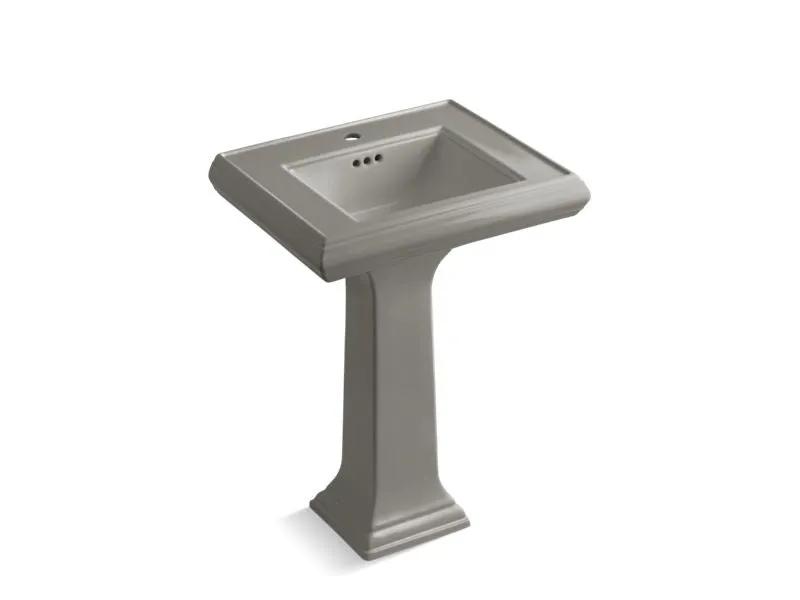 KOHLER K-2238-1 Memoirs Classic Classic 24" pedestal bathroom sink with single faucet hole