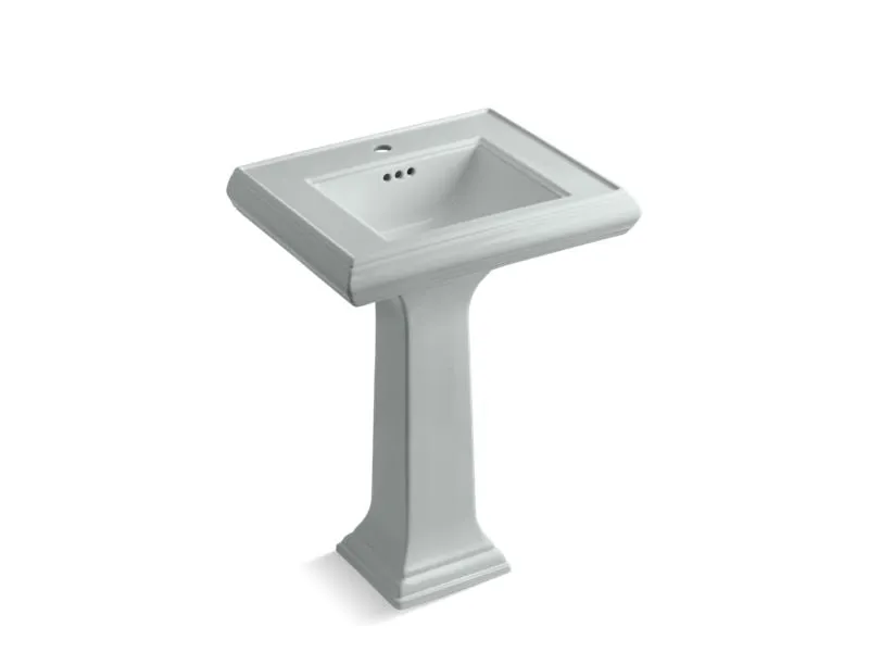 KOHLER K-2238-1 Memoirs Classic Classic 24" pedestal bathroom sink with single faucet hole