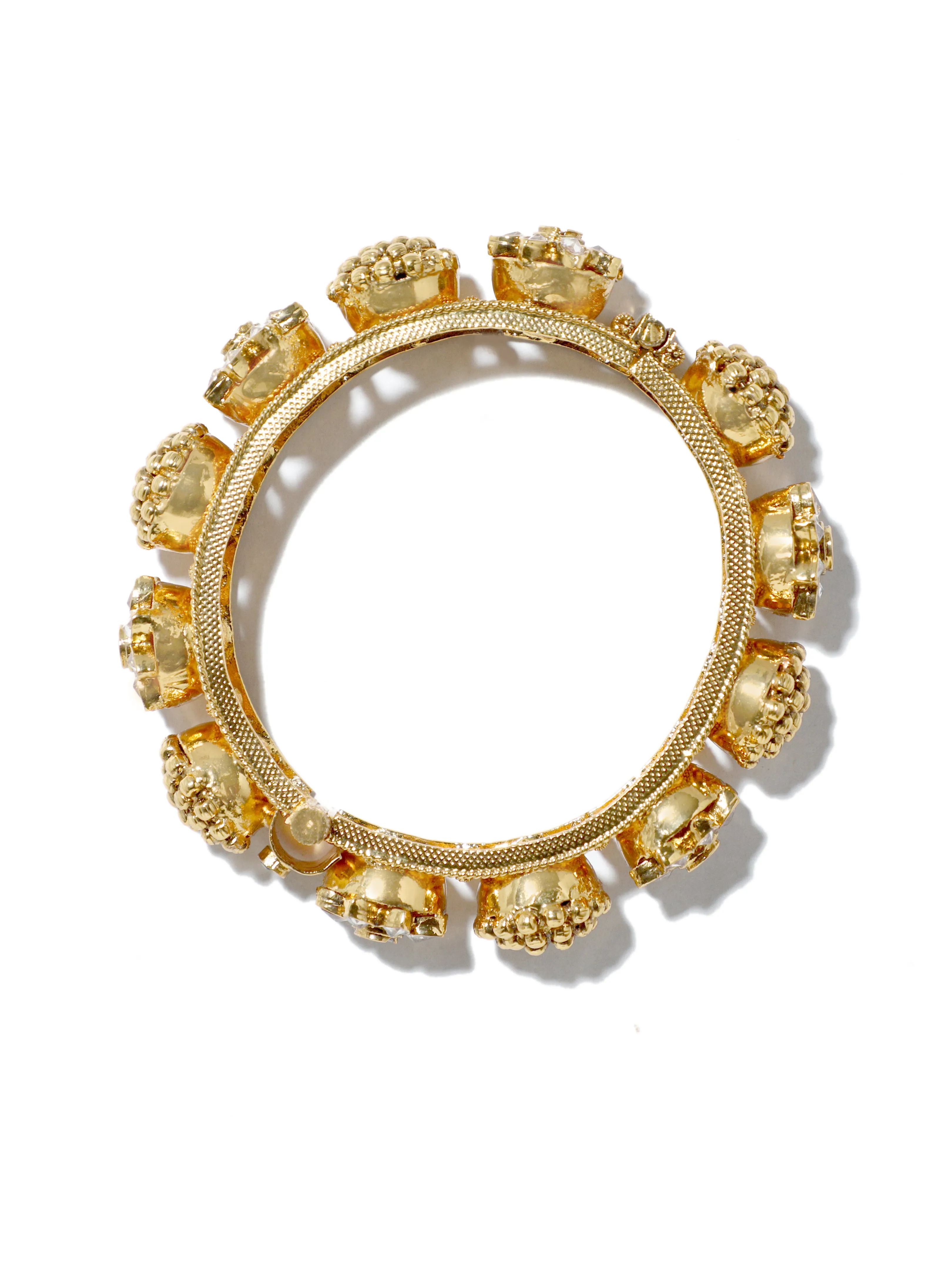Kundan Gold-Plated  Bangle for Women