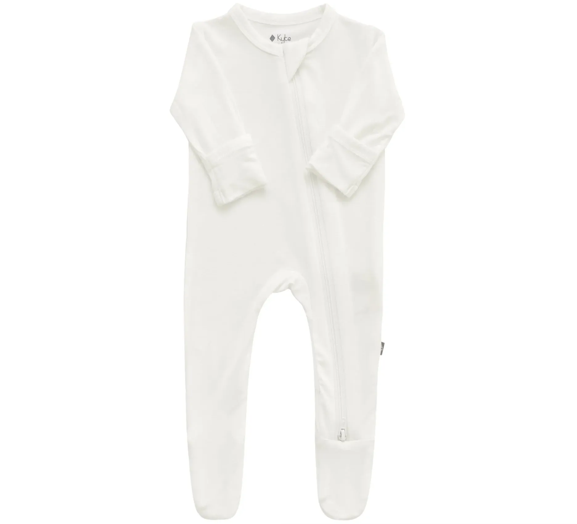 KYTE BABY Zippered Footie in Cloud