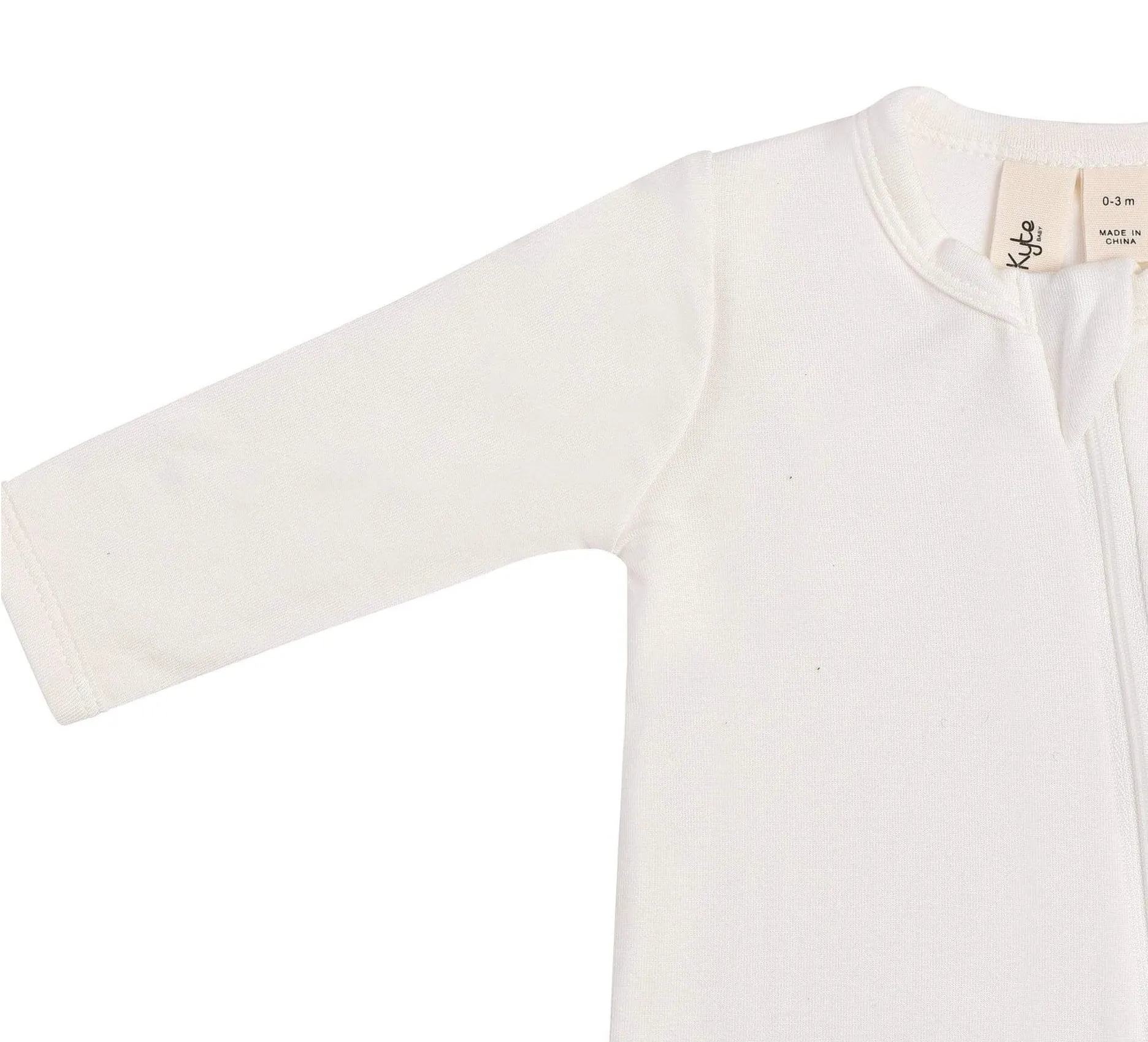 KYTE BABY Zippered Footie in Cloud