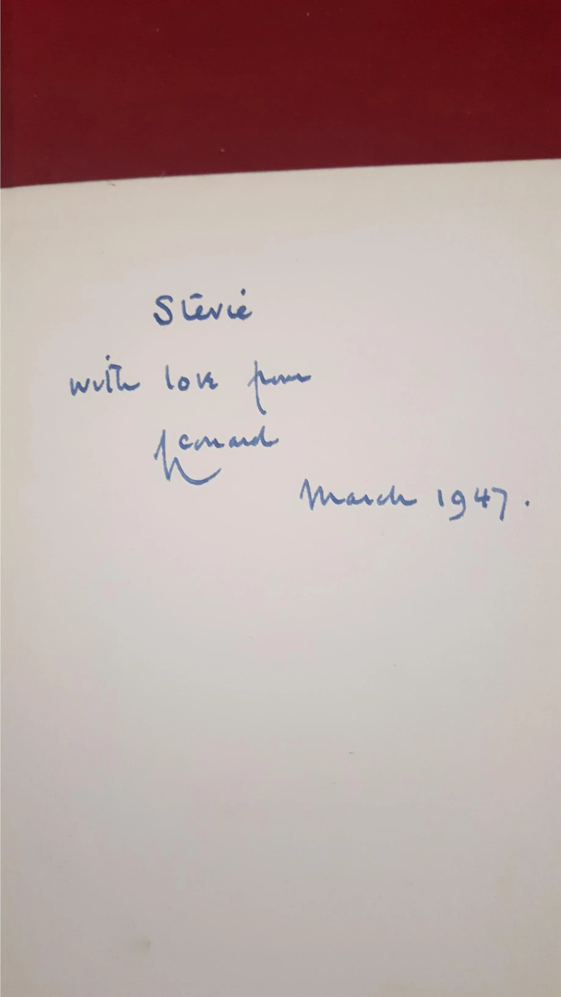 L A G Strong - Selected Poems, Knopf, 1932, 1st US, Signed