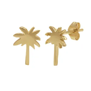 LA palm tree Studs