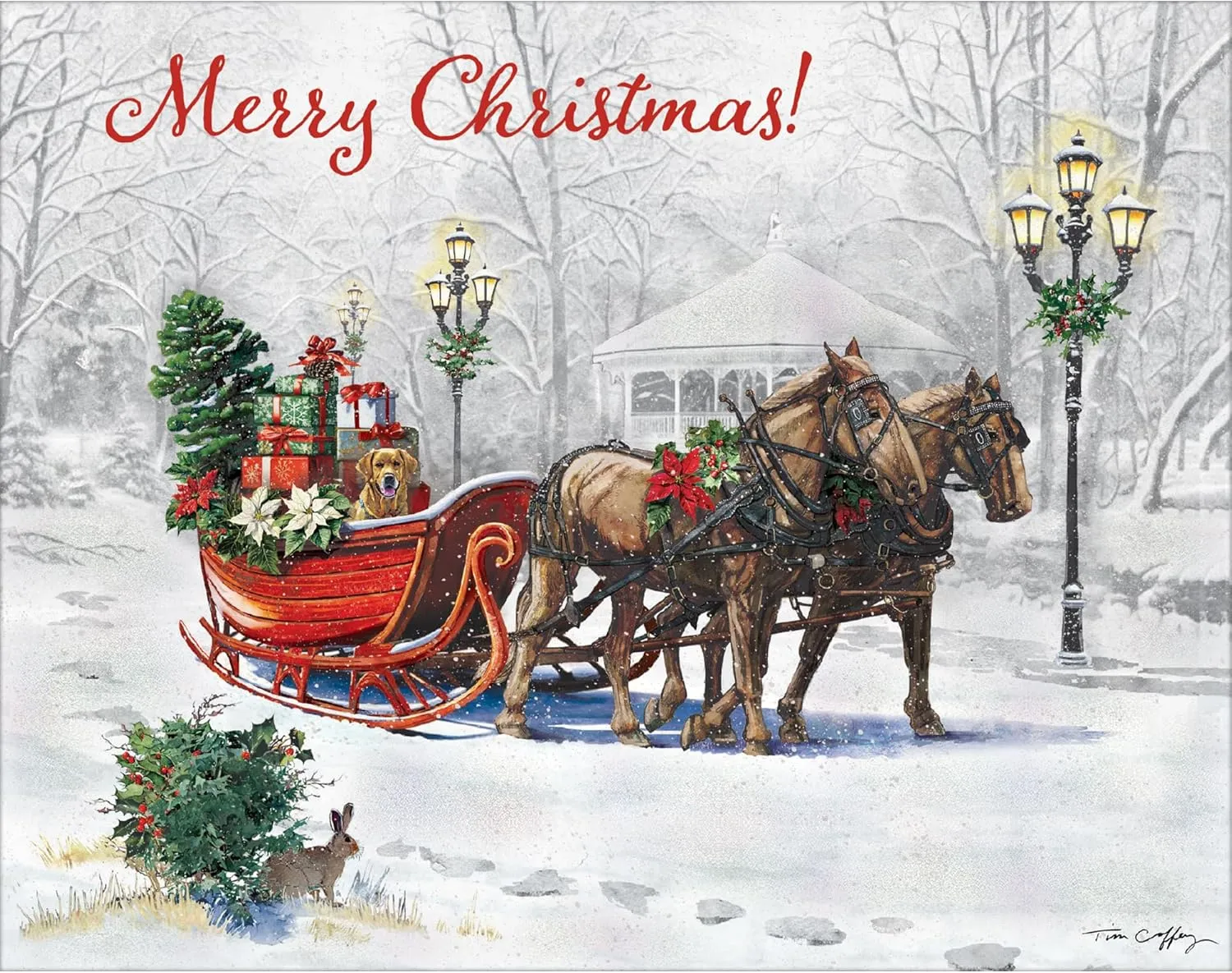 Lang 'Sleigh Bells Ring' Christmas Cards