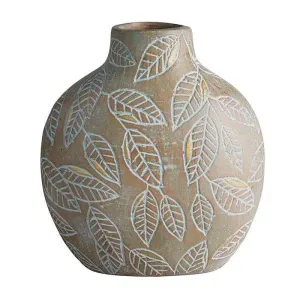Leaf Embossed Vase