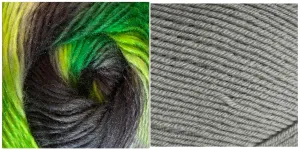 LIGHT GREY   SUMMERTIME - Embossed Phoenix Scarf KIT