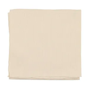 Lil Legs Ribbed Blanket - Ecru