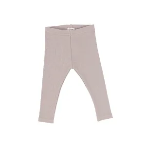 Lil Legs Ribbed Leggings - Taupe
