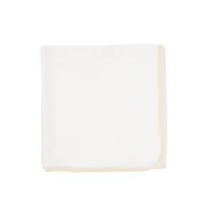 Lil Legs Ribbed Tab Blanket - Winter White