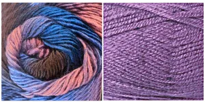 LILAC   ANEMONA - Embossed Phoenix Scarf KIT
